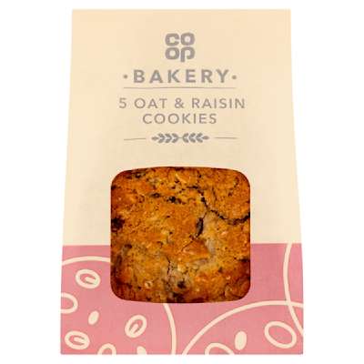 Co-op Bakery 5 Oat & Raisin Cookies Co-op Bakery 5 Oat & Raisin Cookies