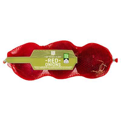 Co-op Red Onions 3 pack Co-op Red Onions 3 pack
