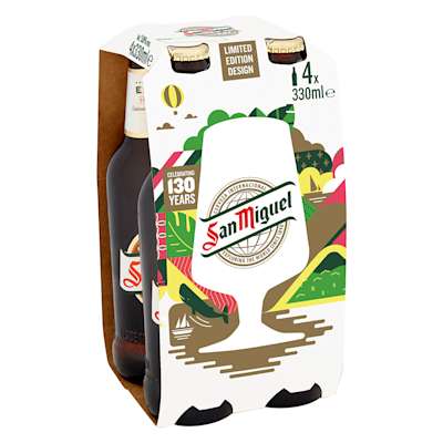San Miguel Bottle 4x330ml San Miguel Bottle 4x330ml