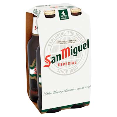 San Miguel Bottles 4x330ml San Miguel Bottles 4x330ml