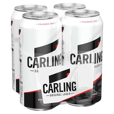 Carling Original Lager 4x440ml Carling Original Lager 4x440ml