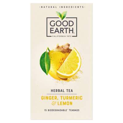 Good Earth Lemon Ginger & Turmeric 15s 25g Good Earth Lemon Ginger & Turmeric 15s 25g