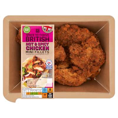 Co-op Hot and Spicy Mini Fillets 305g Co-op Hot and Spicy Mini Fillets 305g