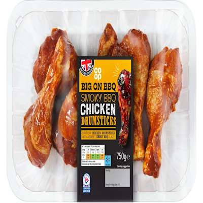 Co-op Smokey BBQ Drums 750g Co-op Smokey BBQ Drums 750g