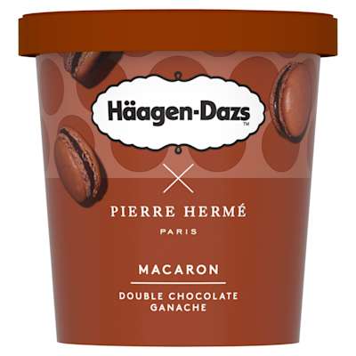 Haagen Dazs Macaron Double Choc Ganache 420ml Haagen Dazs Macaron Double Choc Ganache 420ml