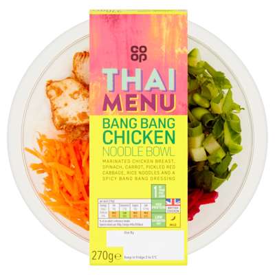 Co-op Global Bang Bang Noodle Salad 270g Co-op Global Bang Bang Noodle Salad 270g