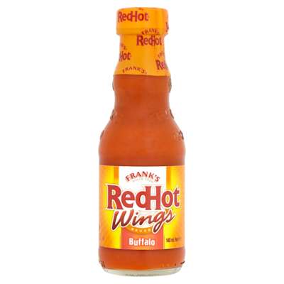 Franks Red Hot Buffalo Wings Sauce 148ml Franks Red Hot Buffalo Wings Sauce 148ml