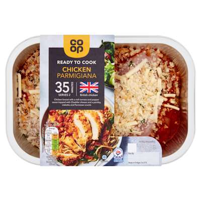 Co-op Ready to Cook Chicken Parmigiana 395g Co-op Ready to Cook Chicken Parmigiana 395g