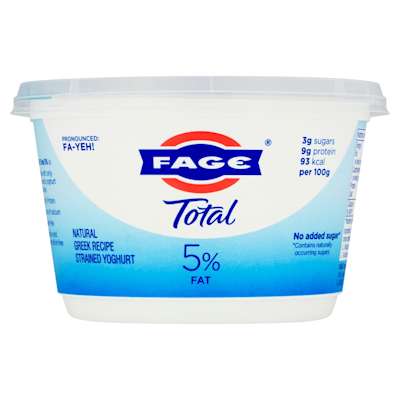 FAGE Total 5% Greek Recipe Yoghurt 450g FAGE Total 5% Greek Recipe Yoghurt 450g