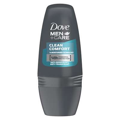 Dove Men+Care Anti-perspirant Deodorant Roll On Clean Comfort 50ml Dove Men+Care Anti-perspirant Deodorant Roll On Clean Comfort 50ml