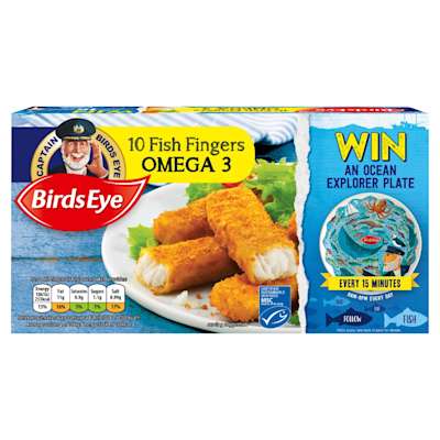 Birds Eye 10 Omega 3 Fish Fingers 280g Birds Eye 10 Omega 3 Fish Fingers 280g
