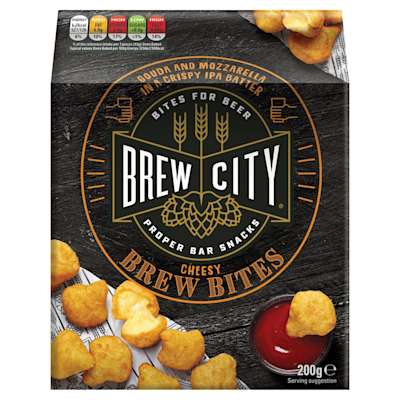 Brew City Cheesy Brew Bites 200g Brew City Cheesy Brew Bites 200g