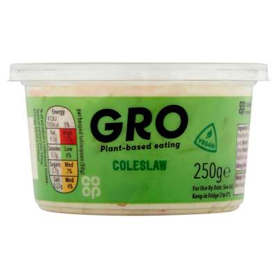 GRO Vegan Coleslaw 250g GRO Vegan Coleslaw 250g