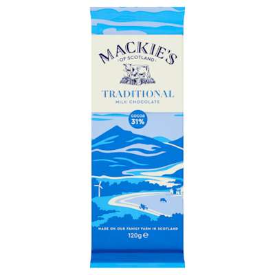 Mackies Traditional Milk Chocolate 120g Mackies Traditional Milk Chocolate 120g