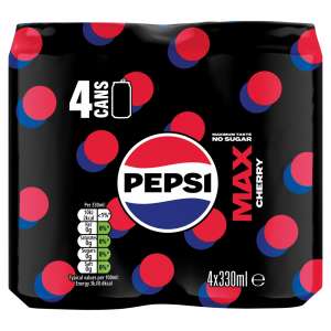 Pepsi Max Cherry 4 x 330ml