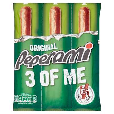 Peperami Original 3 x 22.5g Peperami Original 3 x 22.5g