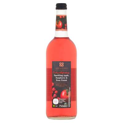 Co-op Irresistible Sparkling Apple Raspberry & Rose Presse 750ml Co-op Irresistible Sparkling Apple Raspberry & Rose Presse 750ml