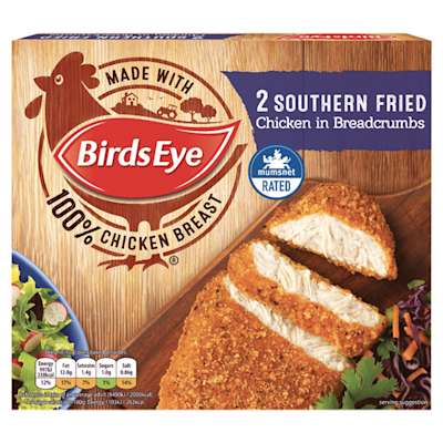 Birds Eye 2 Southern Fried Chicken Grills 180g Birds Eye 2 Southern Fried Chicken Grills 180g