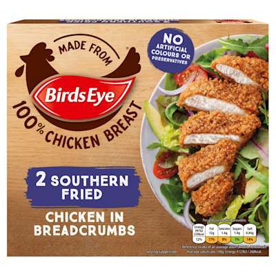 Birds Eye 2 Southern Fried Chicken Grills 180g Birds Eye 2 Southern Fried Chicken Grills 180g