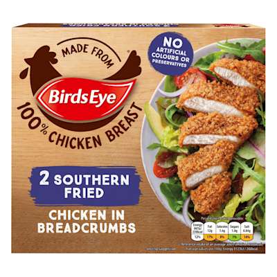 Birds Eye 2 Southern Fried Chicken Grills 180g Birds Eye 2 Southern Fried Chicken Grills 180g