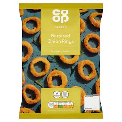 Co-op Battered Onion Rings 454g Co-op Battered Onion Rings 454g