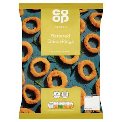 Co-op Battered Onion Rings 454g Co-op Battered Onion Rings 454g