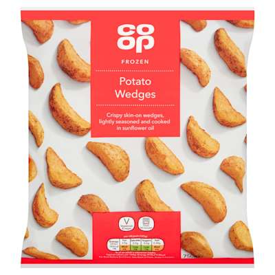Co-op Lightly Spiced Potato Wedges 750g Co-op Lightly Spiced Potato Wedges 750g
