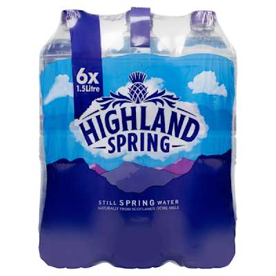 Highland Spring Natural Still Spring Water 6x1.5L Highland Spring Natural Still Spring Water 6x1.5L