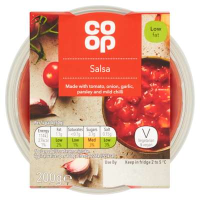 Co-op Salsa Dip 200g Co-op Salsa Dip 200g