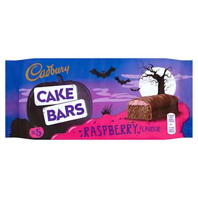 Cadbury Halloween Raspberry Cake Bars 5 Pack Cadbury Halloween Raspberry Cake Bars 5 Pack