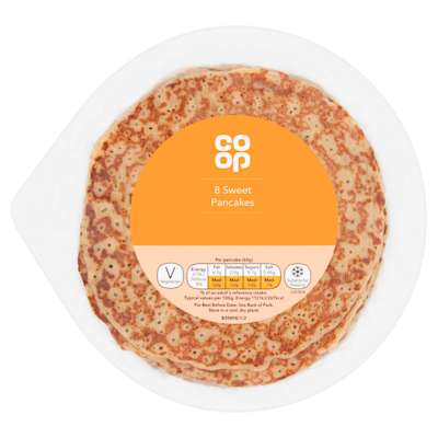 Co-op Sweet Pancakes 8 Pack Co-op Sweet Pancakes 8 Pack