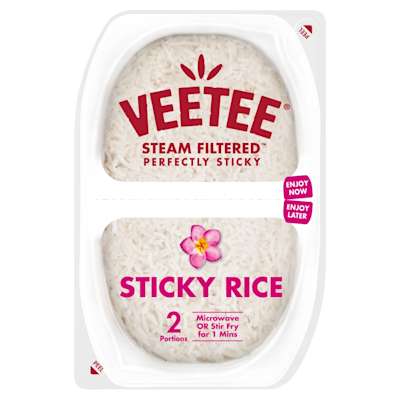 Veetee Heat & Eat Sticky Rice 2x130g Veetee Heat & Eat Sticky Rice 2x130g