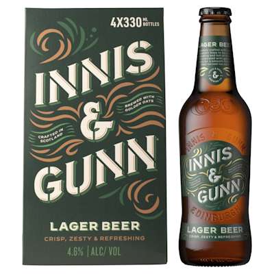 Innis & Gunn Lager 4x330ml Innis & Gunn Lager 4x330ml