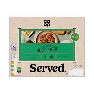 Co-op Slow Cooked Beef Ragu 470g Co-op Slow Cooked Beef Ragu 470g