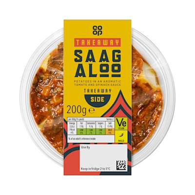 Co-op Saag Aloo 200g Co-op Saag Aloo 200g