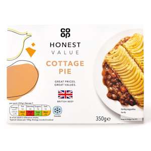 Co-op Honest Value Cottage Pie 350g Co-op Honest Value Cottage Pie 350g