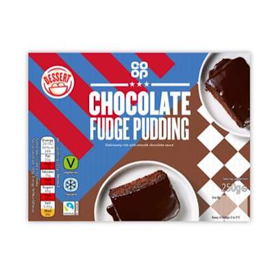 Co-op Family Chocolate Fudge Pudding 400g Co-op Family Chocolate Fudge Pudding 400g