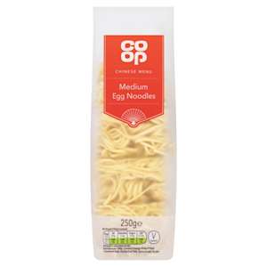 Co-op Medium Egg Noodles 250g Co-op Medium Egg Noodles 250g