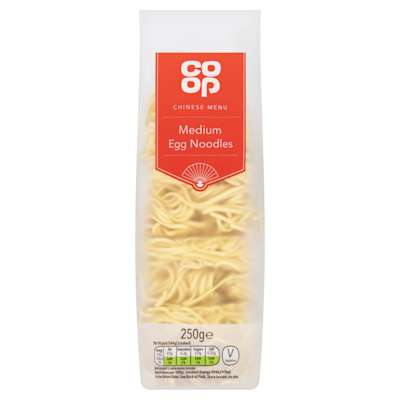 Co-op Medium Egg Noodles 250g Co-op Medium Egg Noodles 250g