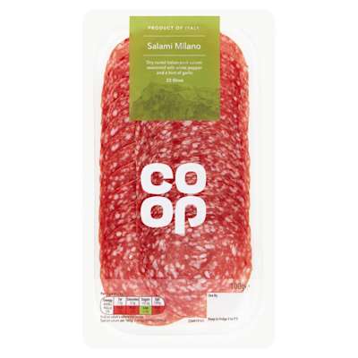 Co-op Large Milano Salami 100g Co-op Large Milano Salami 100g