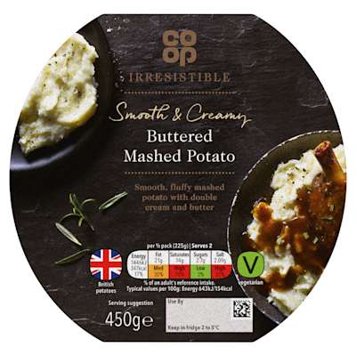Co-op Irresistible Mash Potato 450g Co-op Irresistible Mash Potato 450g