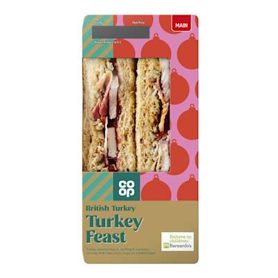 Co-op Turkey Feast Christmas Sandwich Co-op Turkey Feast Christmas Sandwich
