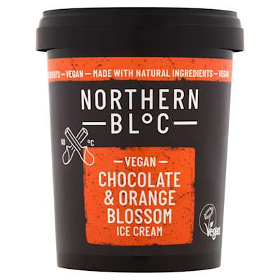 Northern Bloc Vegan Chocolate & Orange Blossom Ice Cream 500ml Northern Bloc Vegan Chocolate & Orange Blossom Ice Cream 500ml