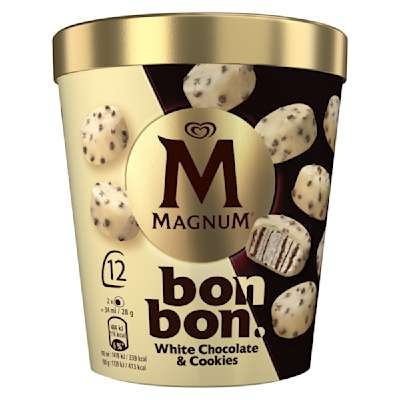 Magnum Bon Bon White Chocolate & Cookie Magnum Bon Bon White Chocolate & Cookie