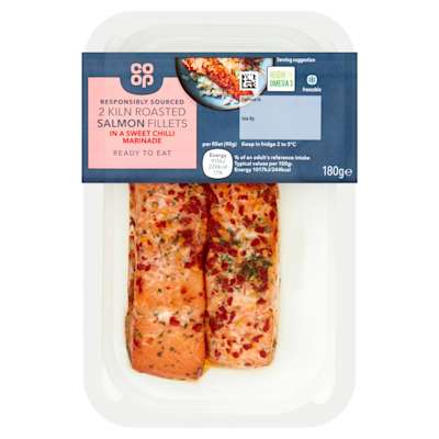 Co-op Hot Smoked Salmon with Sweet Chilli 180g Co-op Hot Smoked Salmon with Sweet Chilli 180g