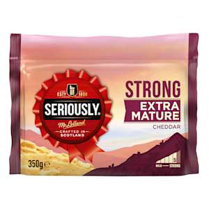 Seriously Strong Extra Mature White Cheddar 350g Seriously Strong Extra Mature White Cheddar 350g