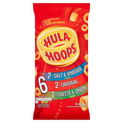 Hula Hoops Family 6 Pack 6x24g Hula Hoops Family 6 Pack 6x24g