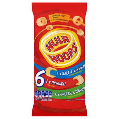 Hula Hoops Family Pack 6x24g Hula Hoops Family Pack 6x24g