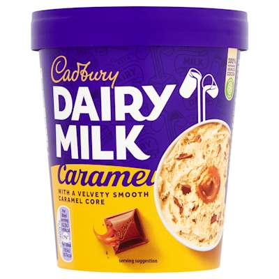 Cadbury Caramel Ice Cream Tub 480ml Cadbury Caramel Ice Cream Tub 480ml