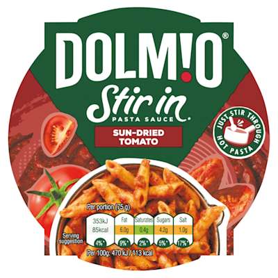 Dolmio Stir in Sun Dried Tomato Pasta Sauce 150g Dolmio Stir in Sun Dried Tomato Pasta Sauce 150g